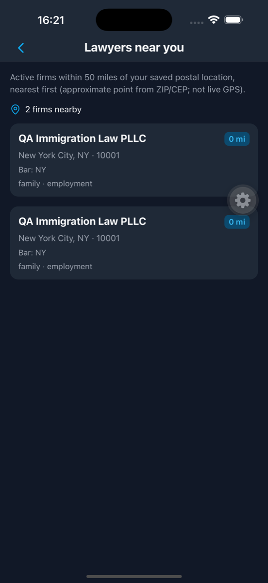 Marketplace screen from Central Tracker iOS app